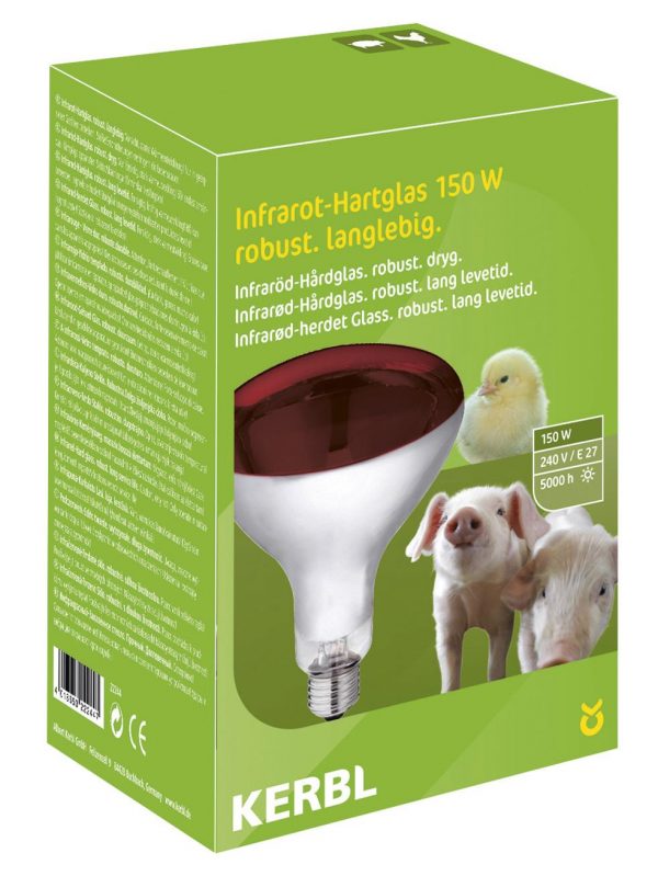 Kerbl Lampada a infrarossi con vetro duro 250 W - immagine 3