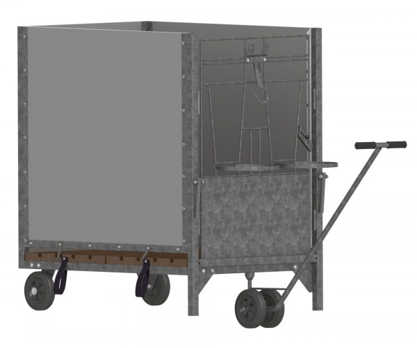 Dispositivo di guida per box vitelli