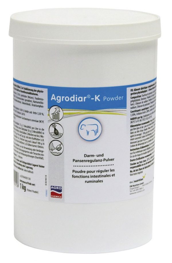 Agrodiar®-K Powder - Polvere regolarizzante per intestino e stomaco