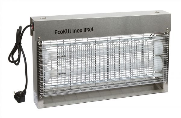 Elettrosterminatore EcoKill Inox IPX4 2x15W