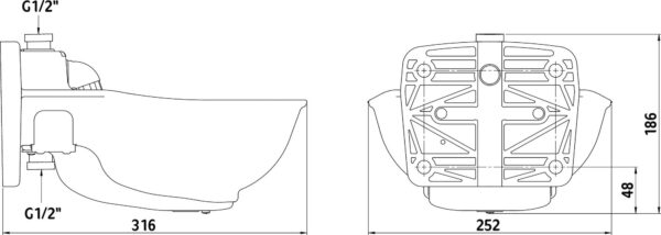 Abbeveratoio HP20 riscaldabile - immagine 6