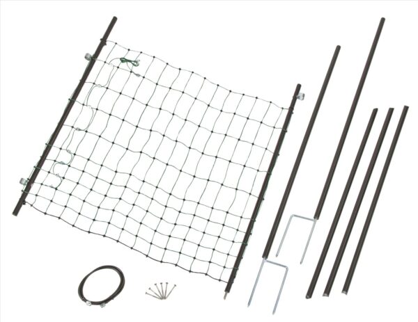 Porta per reti per recinti elettrificati, elettrificabile, set completo per reti fino a 90 cm - immagine 6