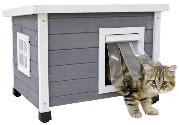 Casetta per gatti rustica